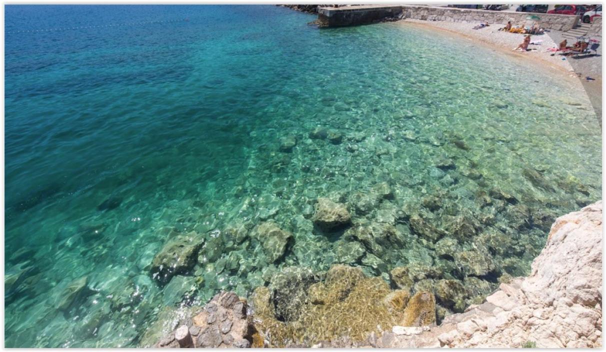 Beach Villa Baska Chambre photo
